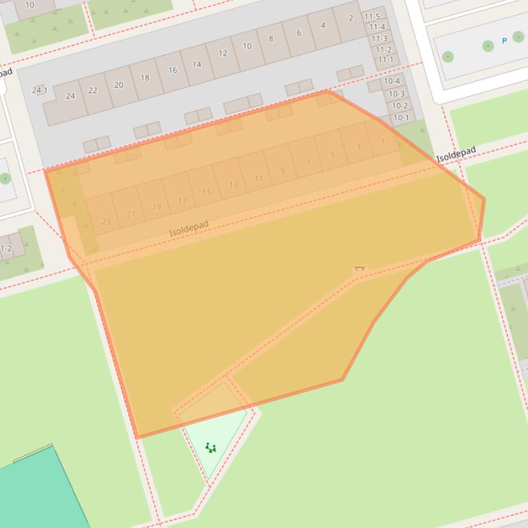 Kaart van postcodegebied 3816RN.