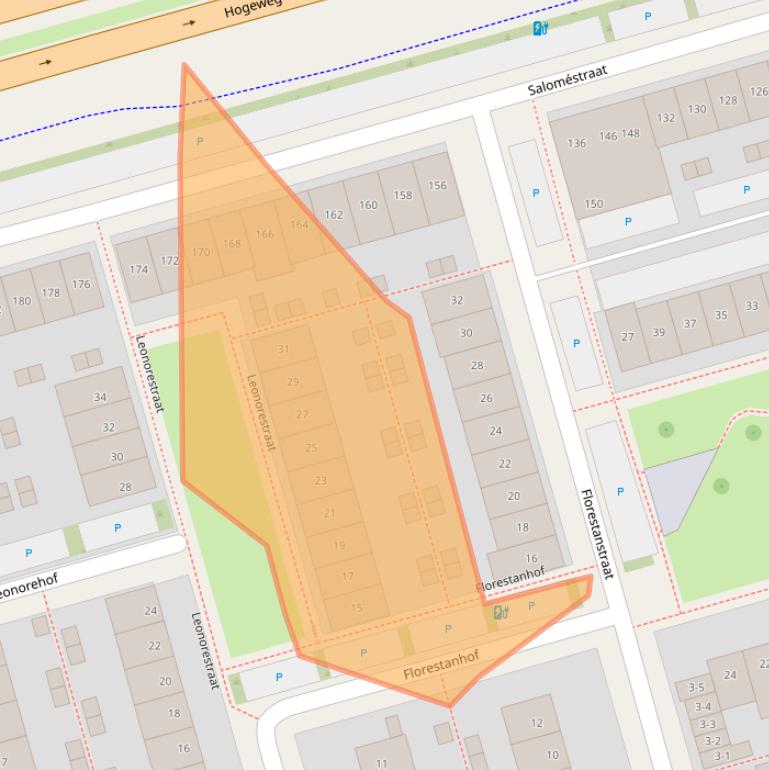 Kaart van postcodegebied 3816SN.
