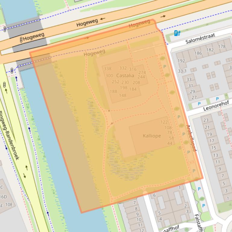 Kaart van postcodegebied 3816SV.