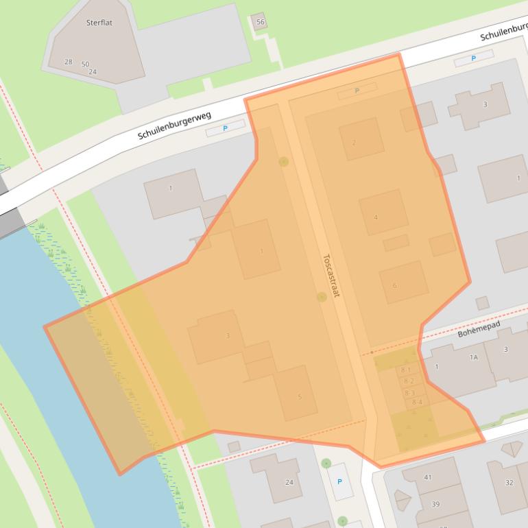 Kaart van postcodegebied 3816TH.