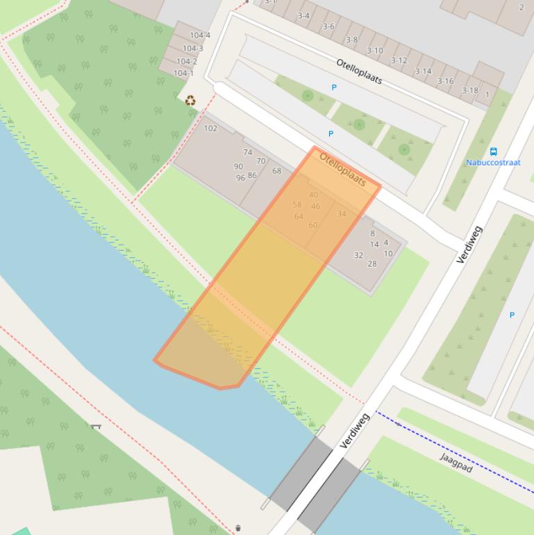 Kaart van postcodegebied 3816TV.