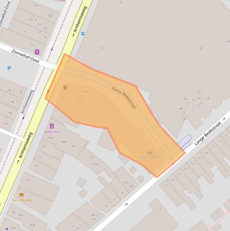 Kaart van postcodegebied 3817AH.