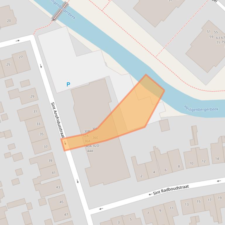 Kaart van postcodegebied 3817BH.