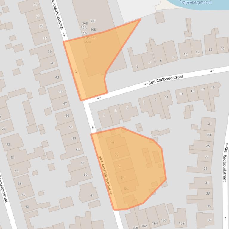 Kaart van postcodegebied 3817BJ.