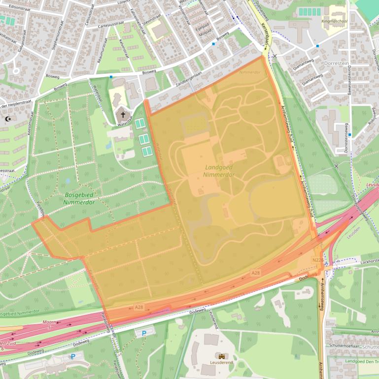 Kaart van postcodegebied 3817CG.