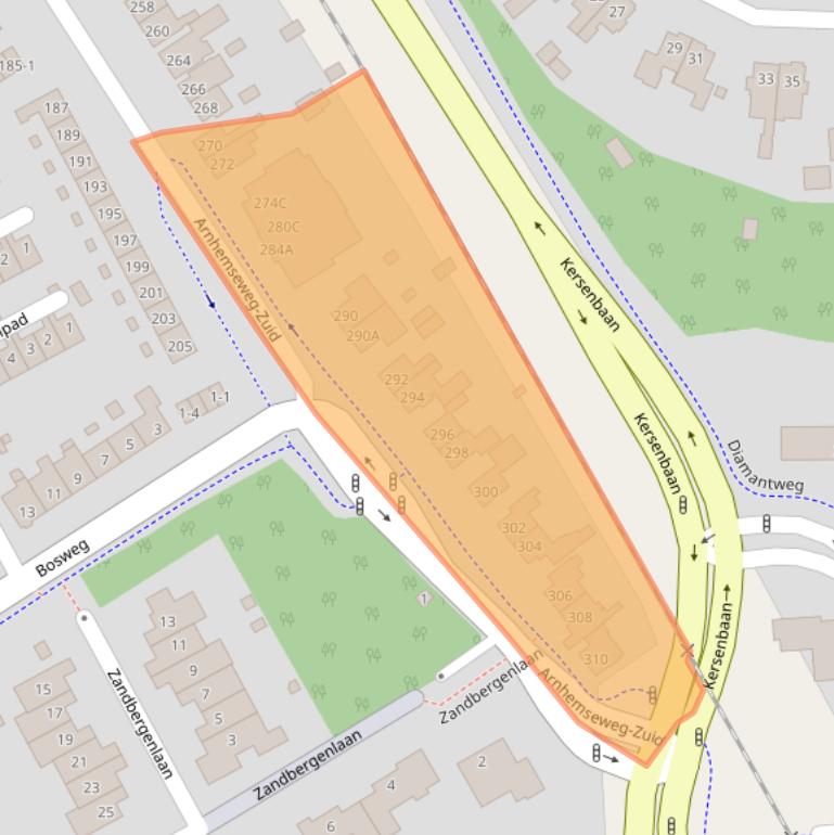 Kaart van postcodegebied 3817CR.