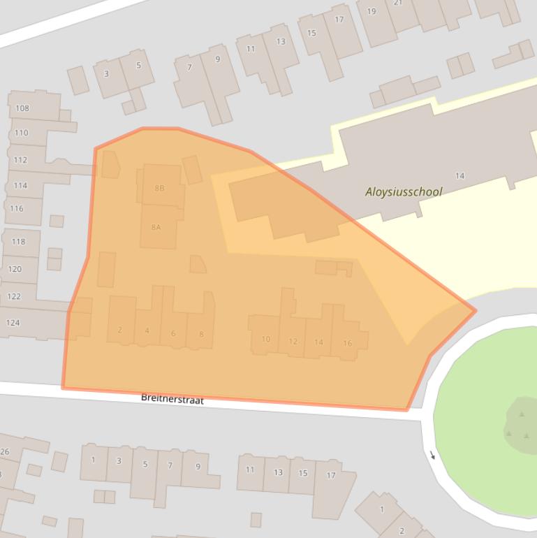 Kaart van postcodegebied 3817DT.