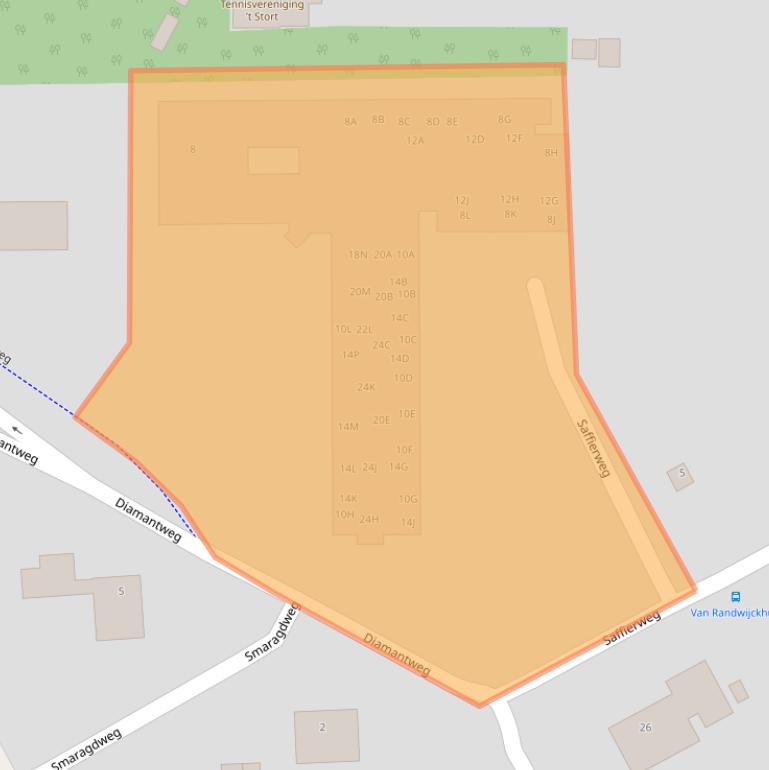 Kaart van postcodegebied 3817GL.