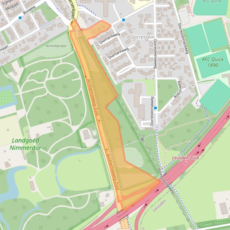 Kaart van postcodegebied 3817GM.