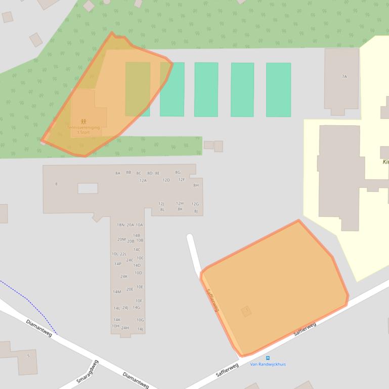 Kaart van postcodegebied 3817GR.