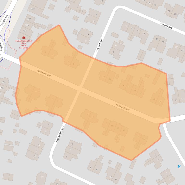 Kaart van postcodegebied 3817JL.