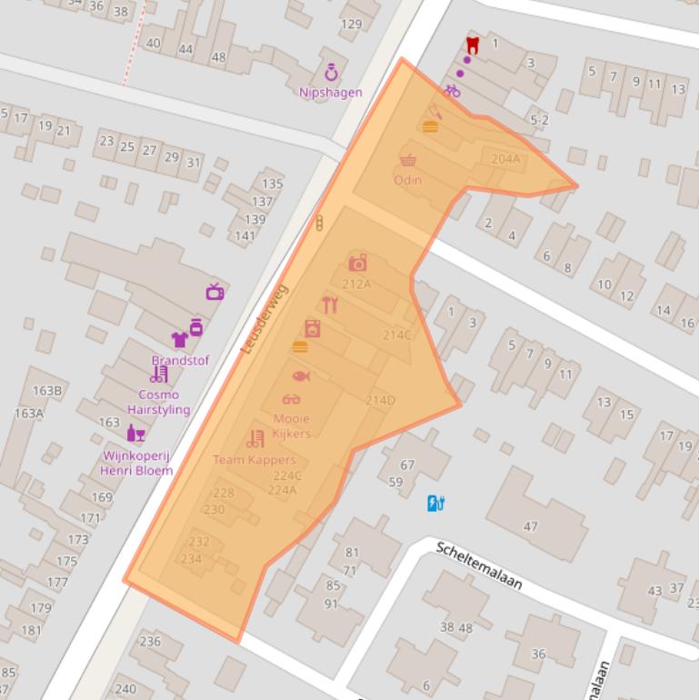 Kaart van postcodegebied 3817KG.