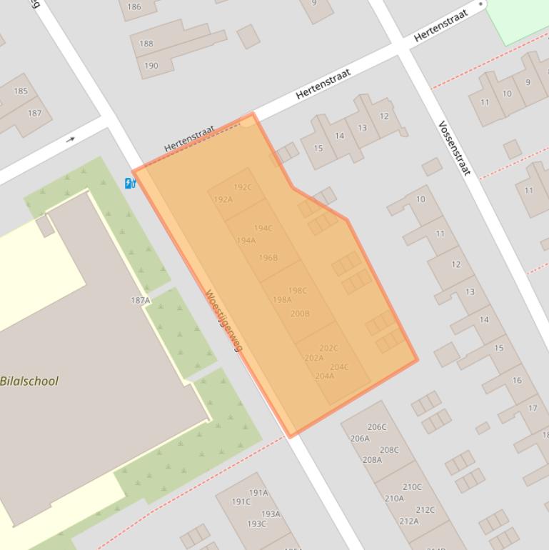 Kaart van postcodegebied 3817SR.