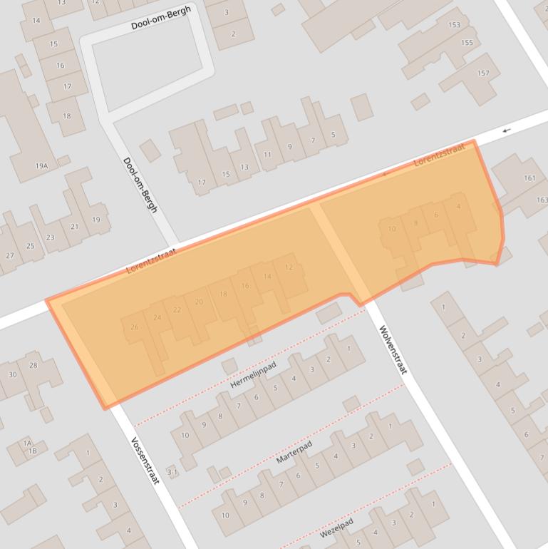 Kaart van postcodegebied 3817XL.