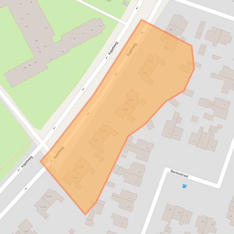 Kaart van postcodegebied 3818BV.