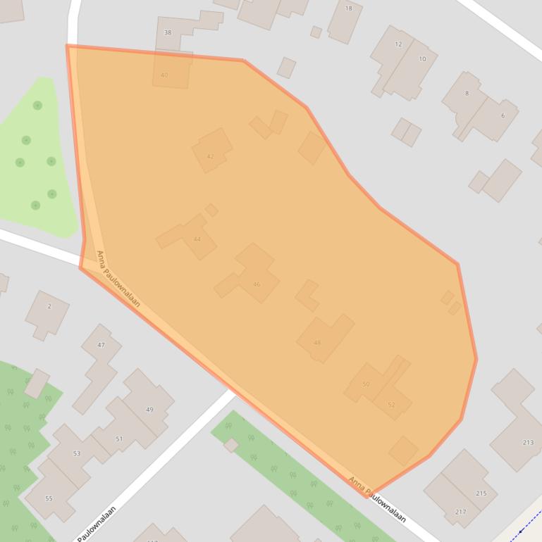 Kaart van postcodegebied 3818GE.