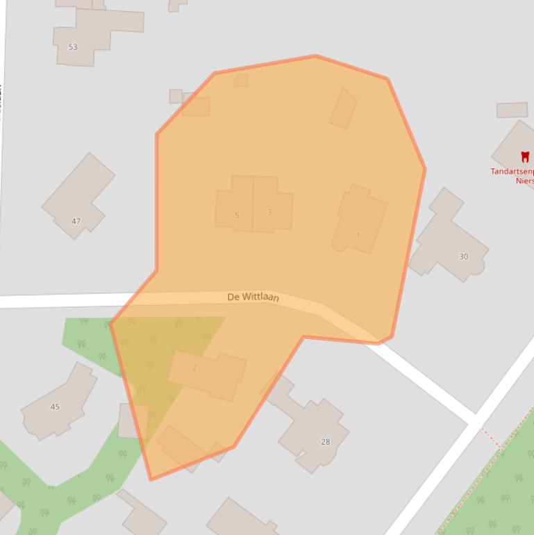 Kaart van postcodegebied 3818JK.