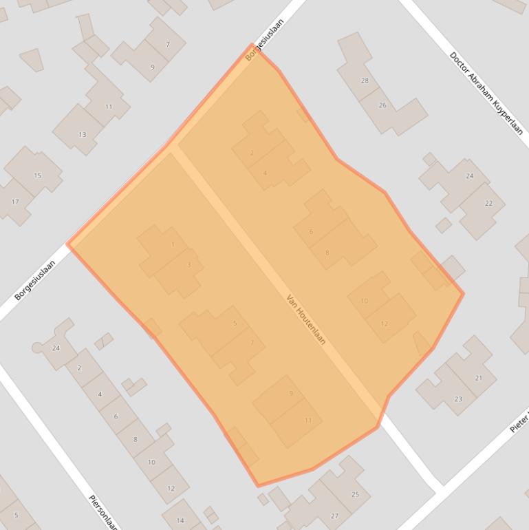 Kaart van postcodegebied 3818JT.