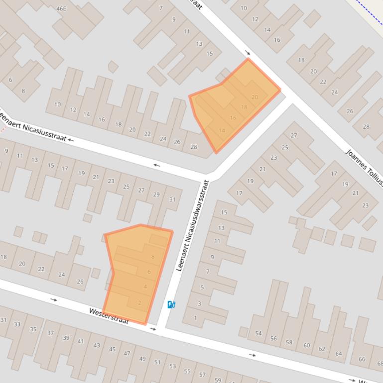 Kaart van postcodegebied 3818ND.