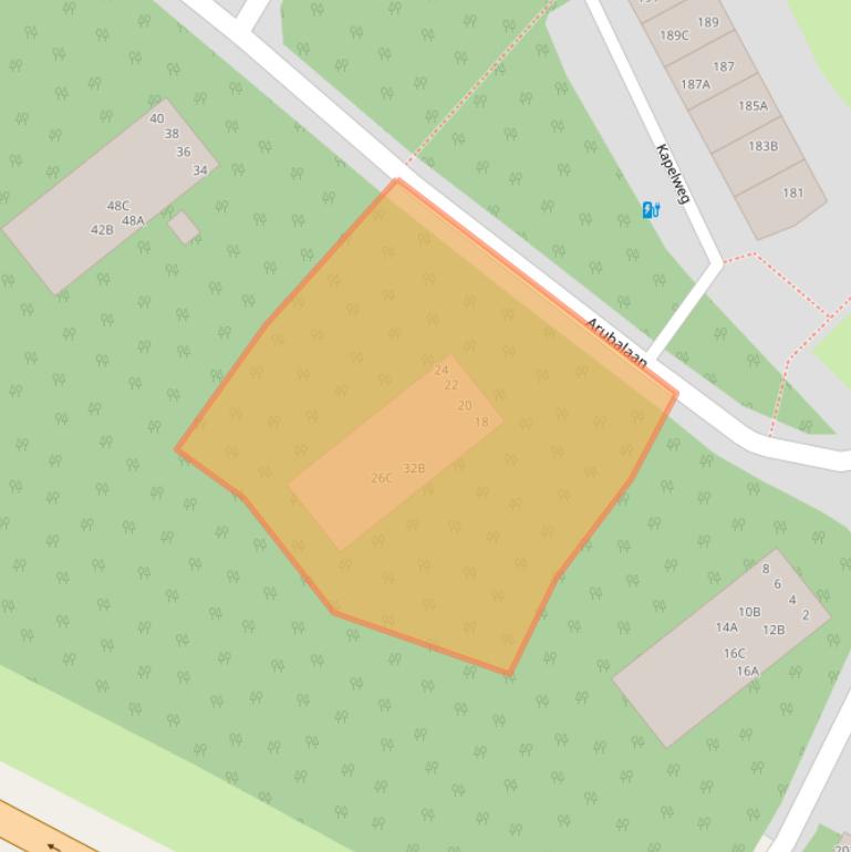 Kaart van postcodegebied 3818SK.