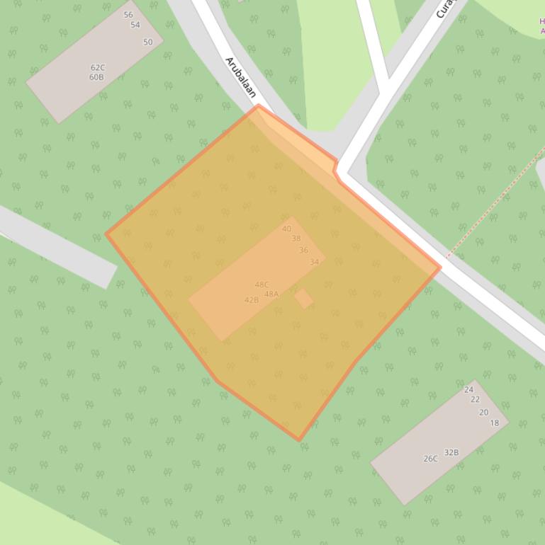 Kaart van postcodegebied 3818SL.