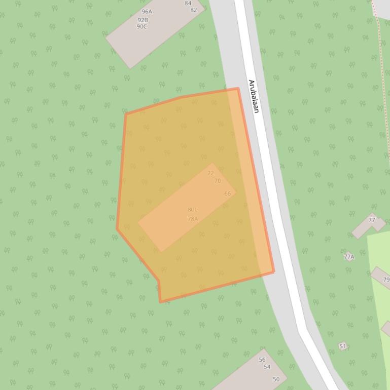 Kaart van postcodegebied 3818SN.