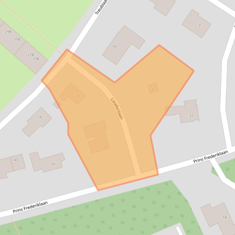 Kaart van postcodegebied 3818XG.