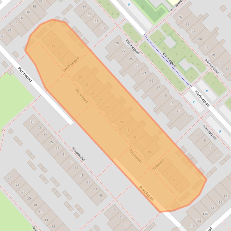 Kaart van postcodegebied 3822CR.