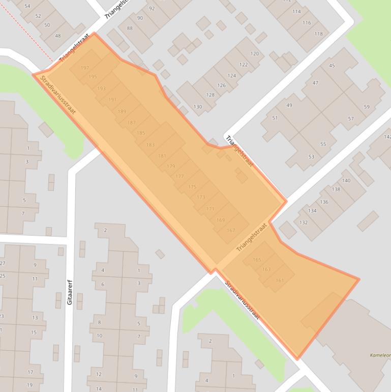 Kaart van postcodegebied 3822DR.