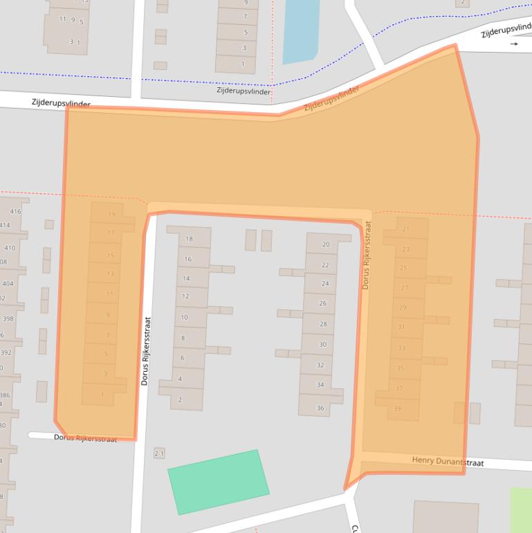 Kaart van postcodegebied 3822XG.