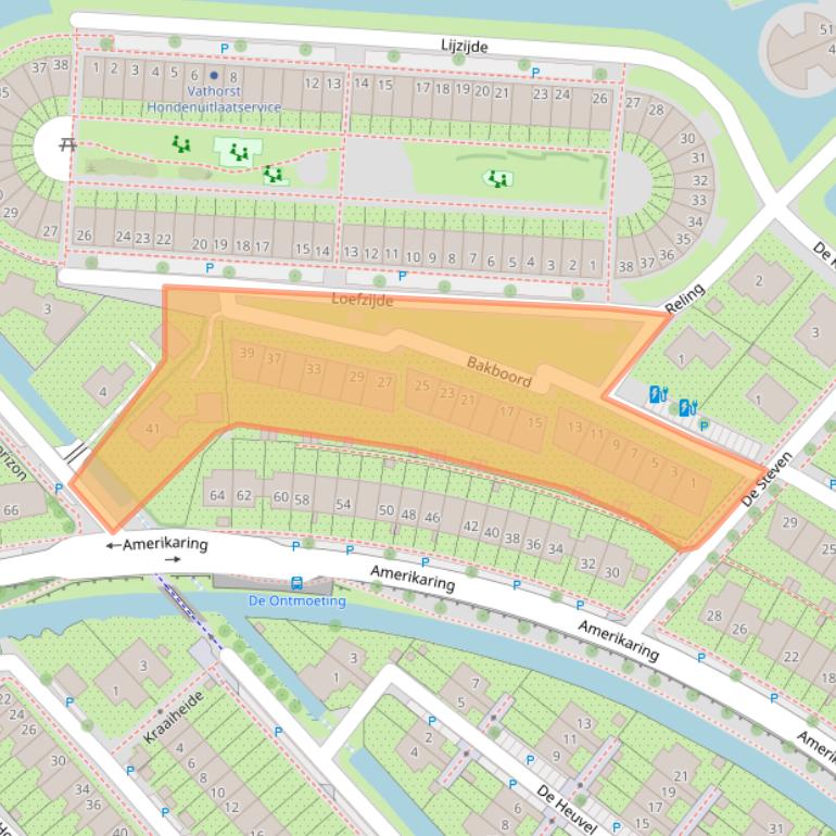 Kaart van postcodegebied 3823TB.