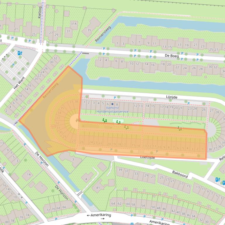 Kaart van postcodegebied 3823TD.