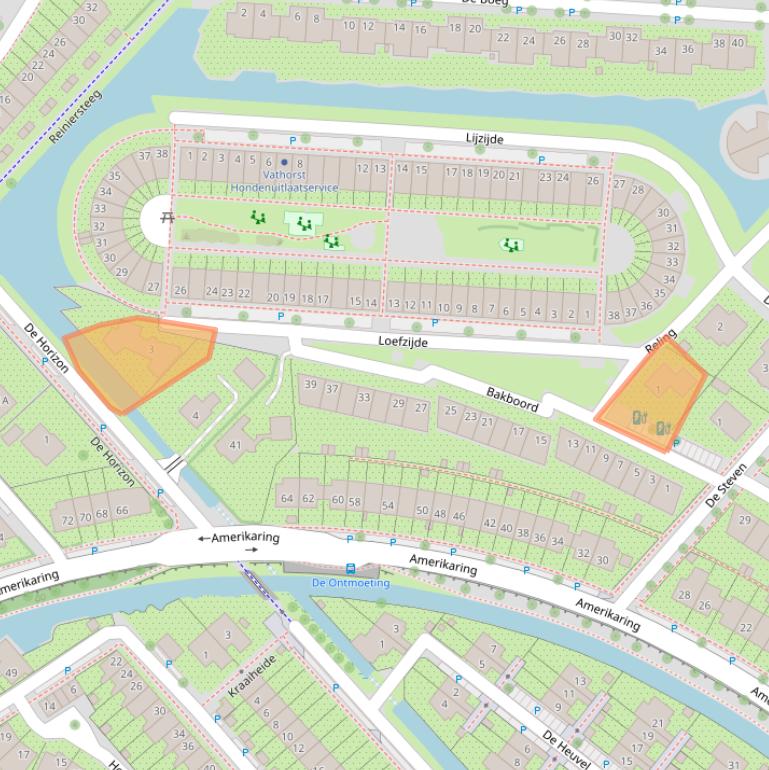 Kaart van postcodegebied 3823TR.
