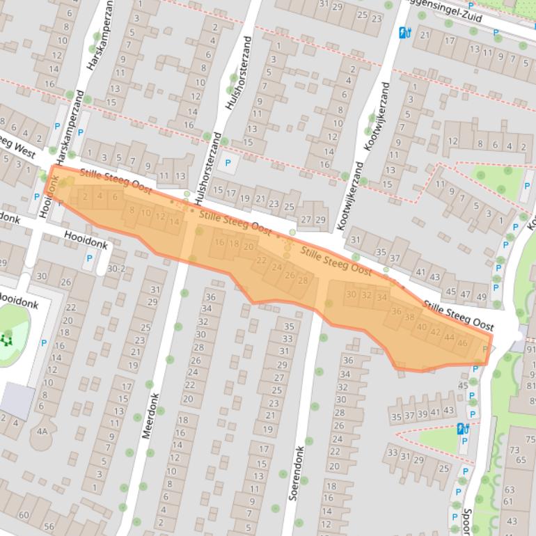 Kaart van postcodegebied 3823ZL.