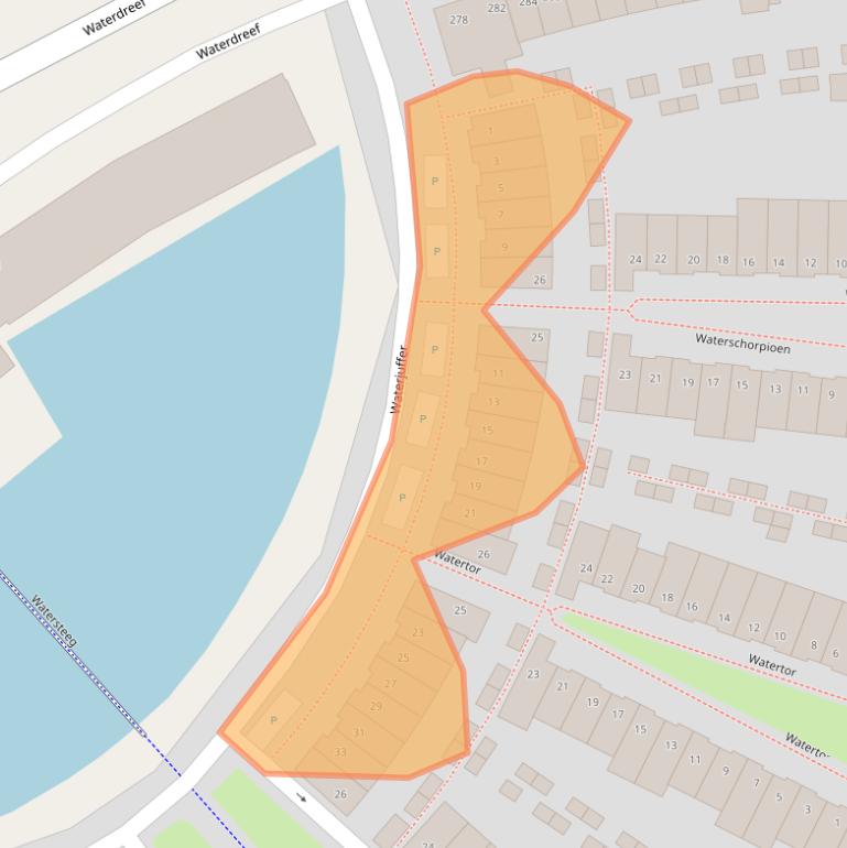 Kaart van postcodegebied 3824HM.