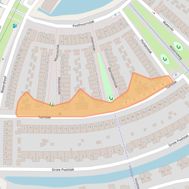 Kaart van postcodegebied 3824HT.