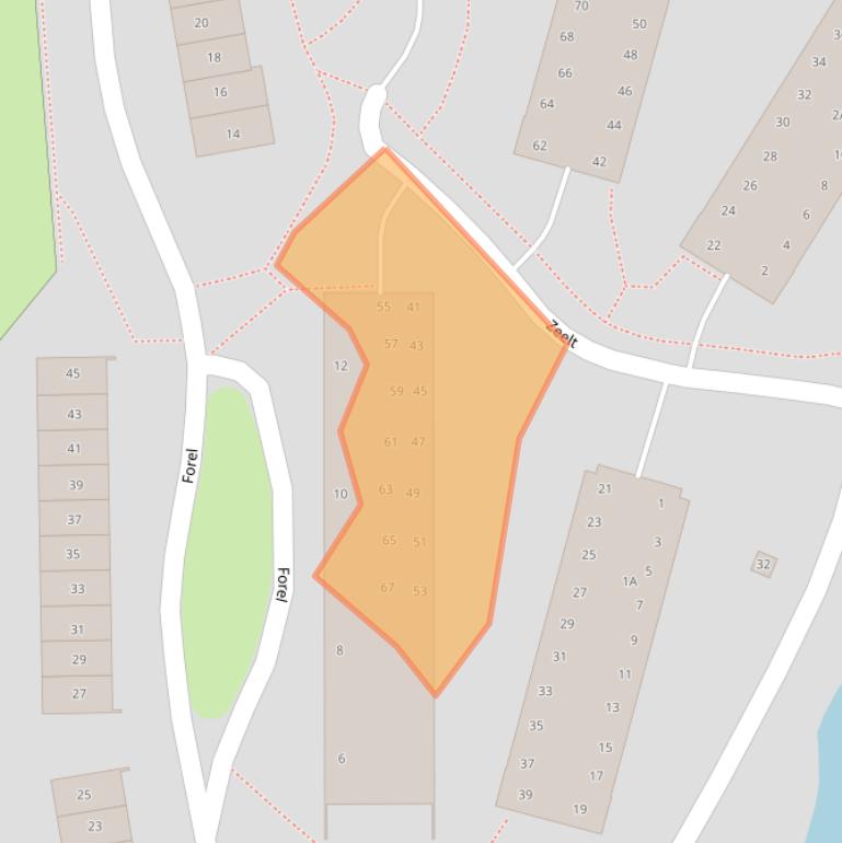 Kaart van postcodegebied 3824JD.