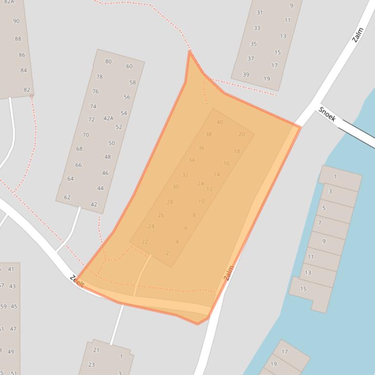 Kaart van postcodegebied 3824JE.