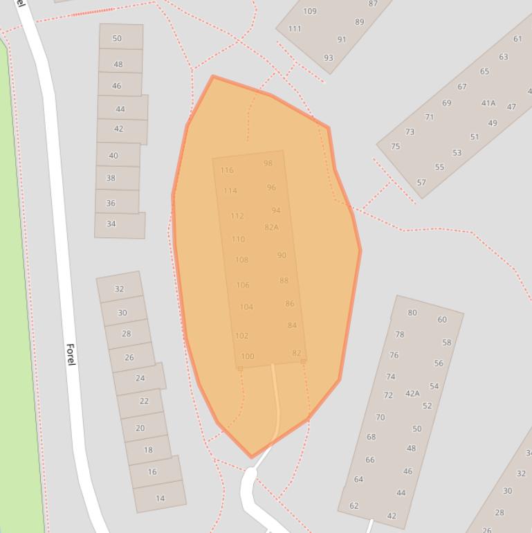 Kaart van postcodegebied 3824JH.