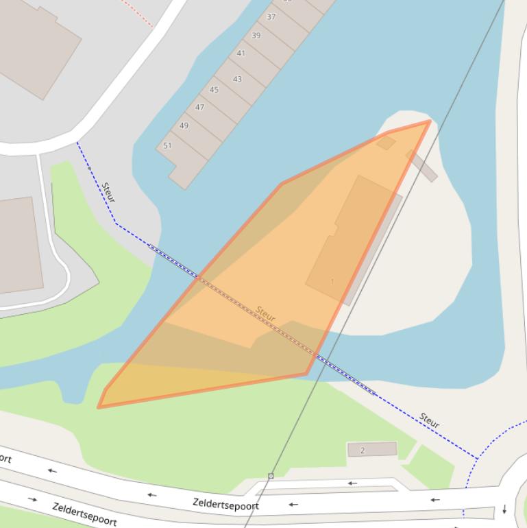 Kaart van postcodegebied 3824JX.