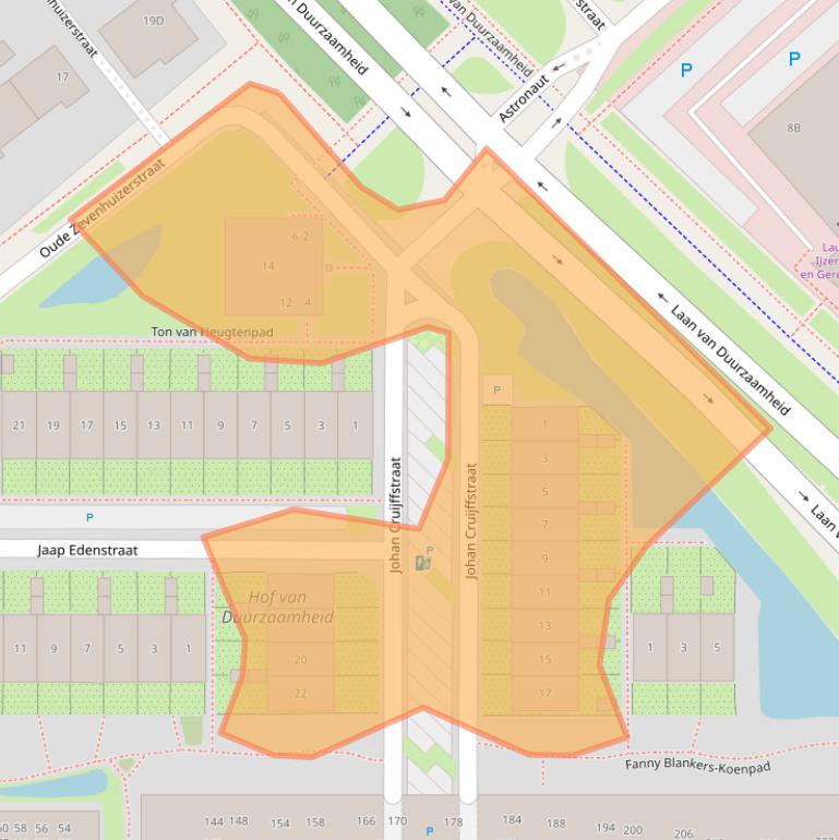 Kaart van postcodegebied 3824KB.