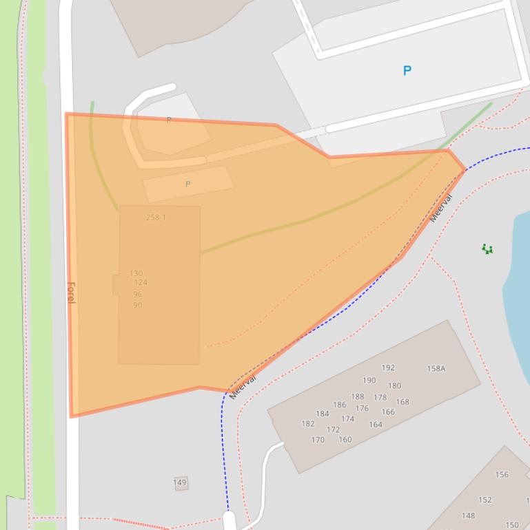 Kaart van postcodegebied 3824LD.