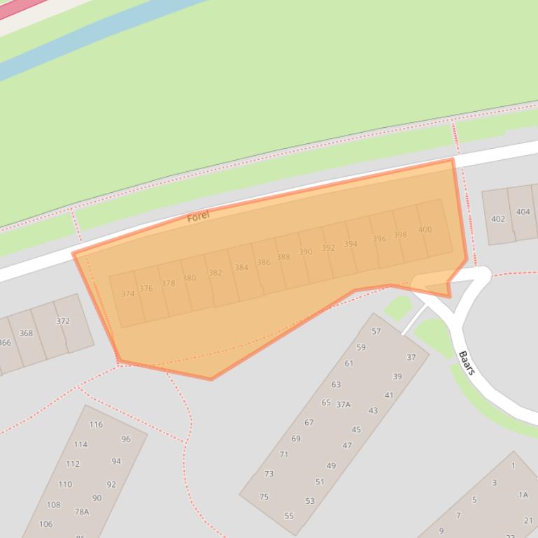 Kaart van postcodegebied 3824LK.