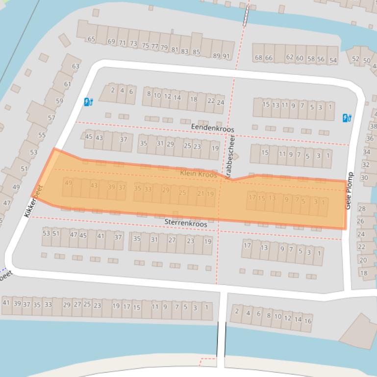 Kaart van postcodegebied 3824WP.