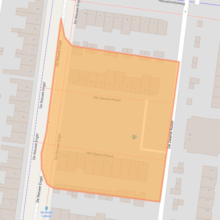 Kaart van postcodegebied 3824XB.