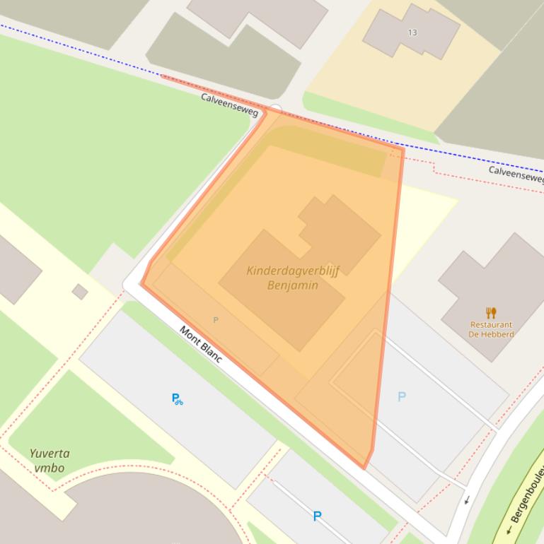 Kaart van postcodegebied 3825AH.