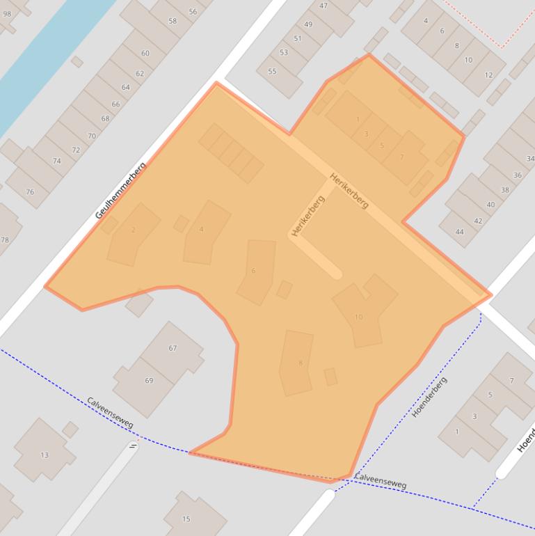 Kaart van postcodegebied 3825CC.