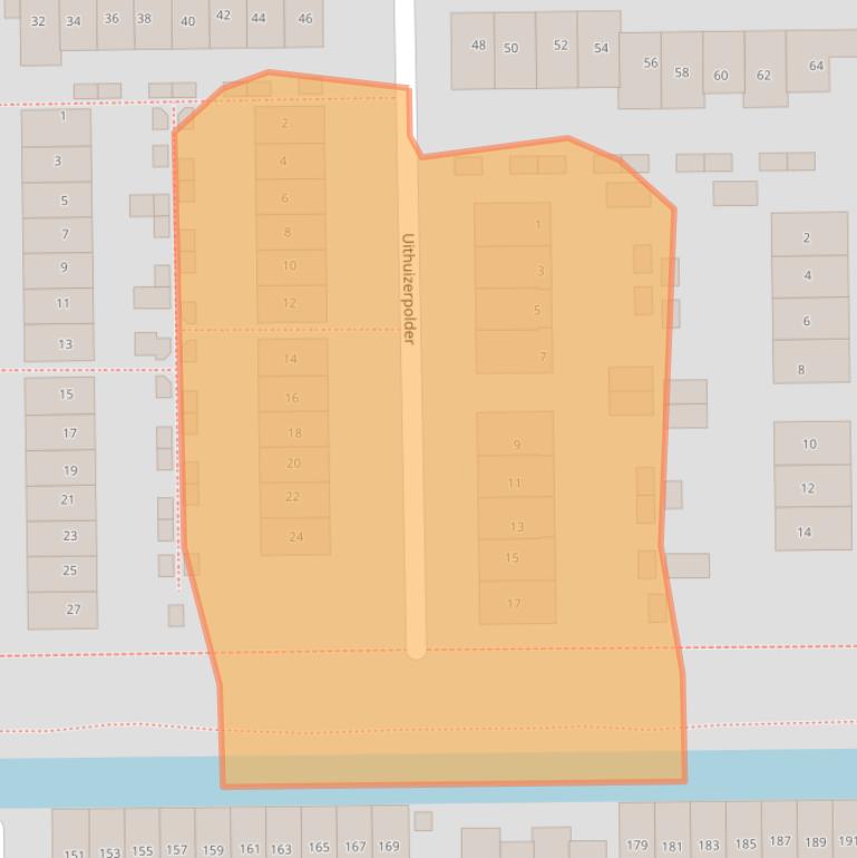 Kaart van postcodegebied 3825JW.