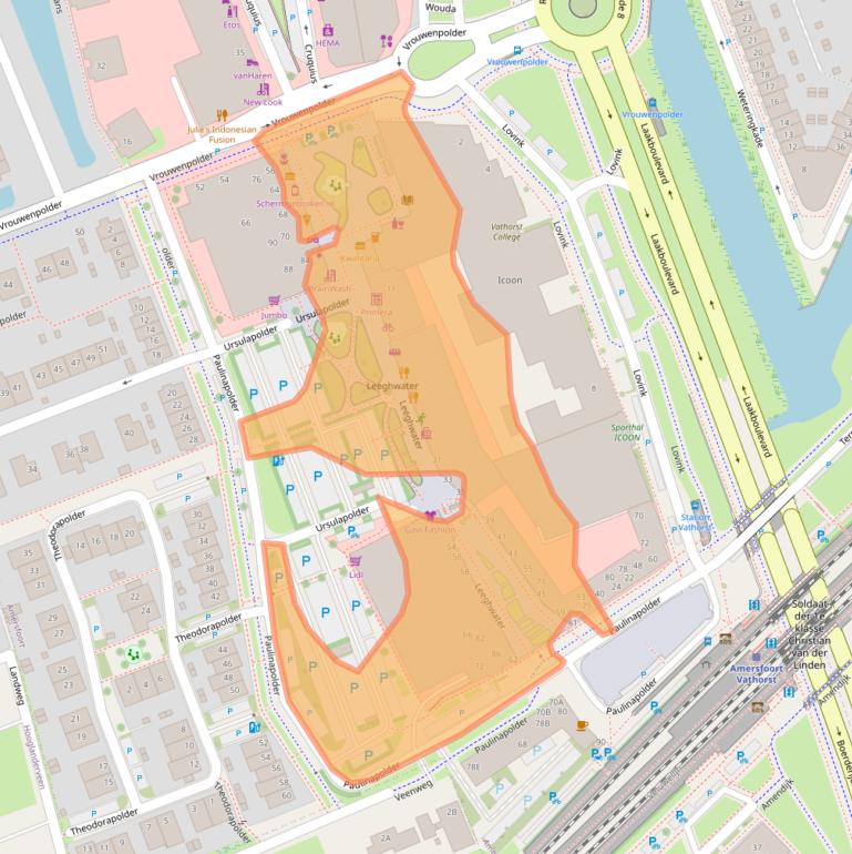 Kaart van postcodegebied 3825MR.