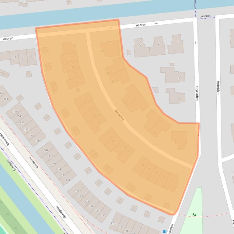 Kaart van postcodegebied 3825ZK.